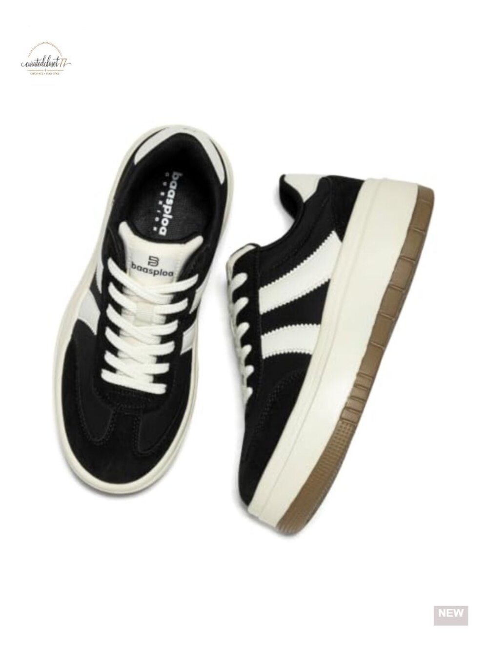 Women's Platform Fashion Sneakers Lightweight Chunky Tennis Shoes Faux Leather